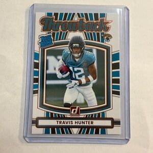 2025 Panini Donruss - Rated Rookies Throwbacks Travis Hunter #3 (RC)
